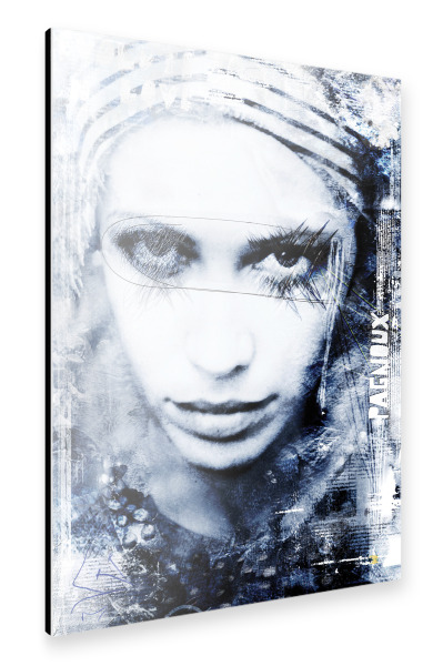 Alu-Dibond "Clown triste" 30x20 cm artboxONE