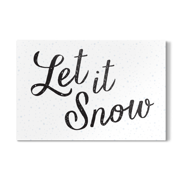 Galerie-Print "Let It Snow 3" 30x20 cm artboxONE