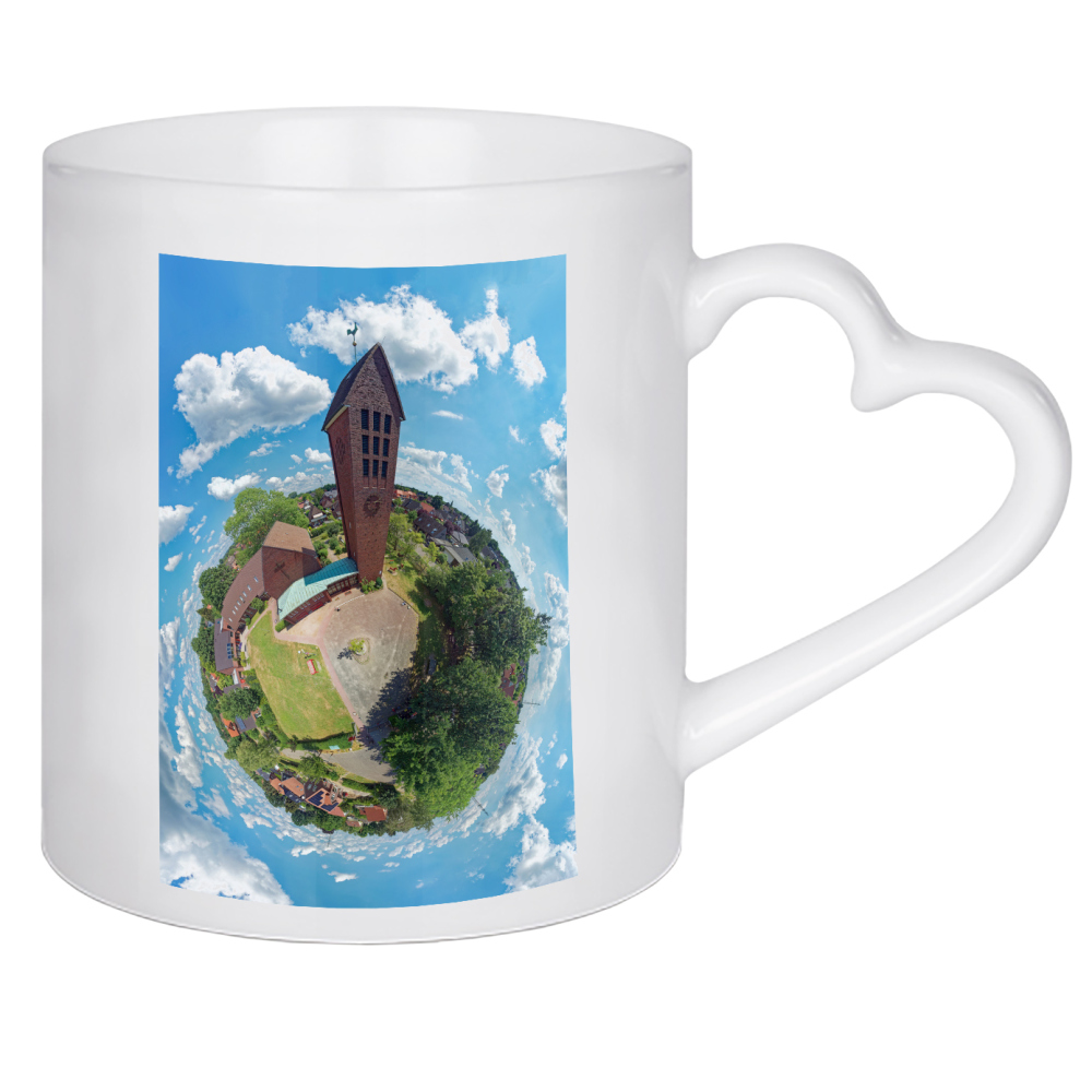 Herztasse "Bugenhagenkirche Hamburg-Bergedorf" artboxONE - Städte,Städte / Hamburg,Reise,Architektur,Reise / Länder