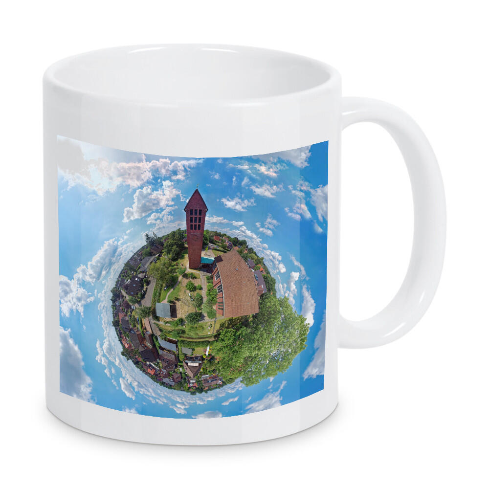 Tasse "Spielpl. Bugenhagenkirche Hamburg" artboxONE - Städte,Städte / Hamburg,Reise,Architektur,Reise / Länder