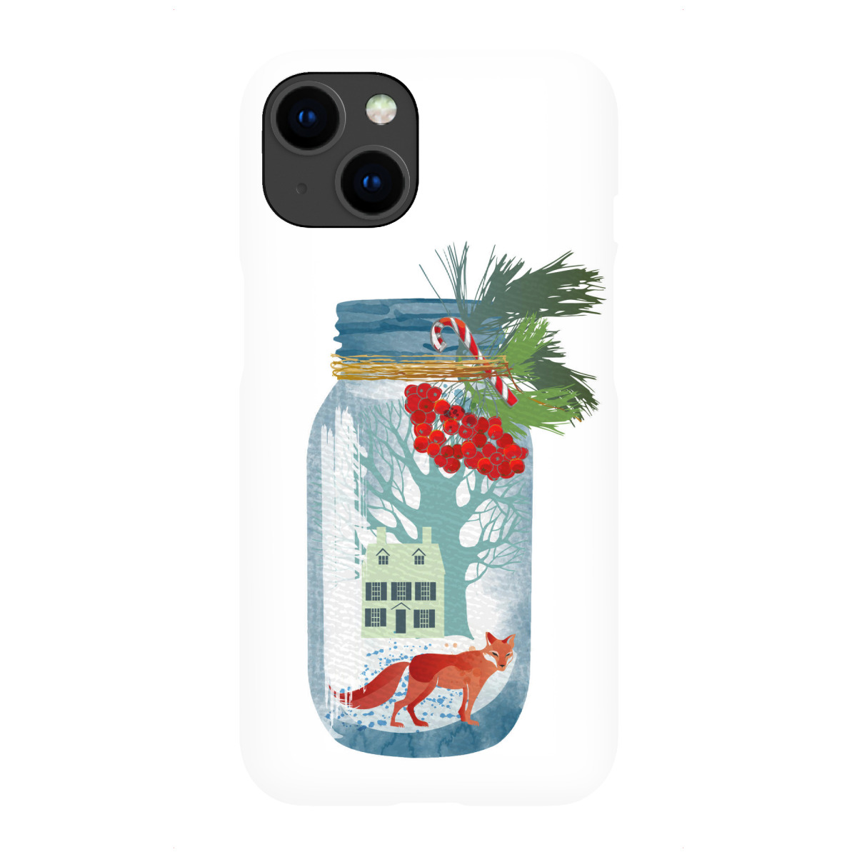 iPhone "Weihnachtsstadt im Glas" Premium-Case Handyhülle artboxONE