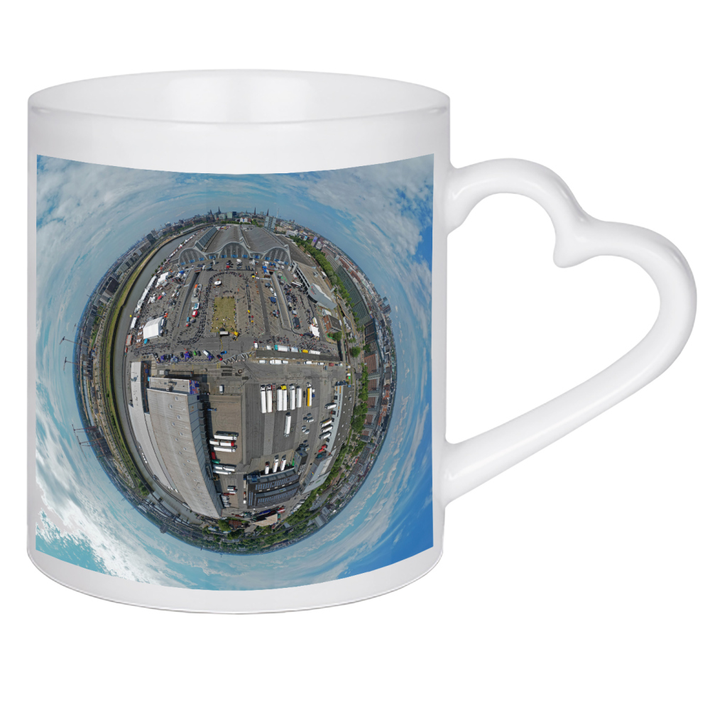 Herztasse "Hamburg-Großmarkt - Ostseite" artboxONE - Städte,Städte / Hamburg,Reise,Architektur,Reise / Länder