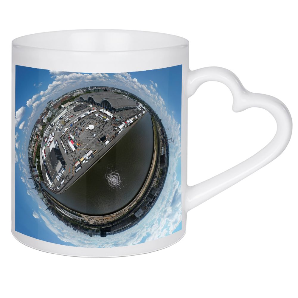 Herztasse "Hamburg Oberhafen" artboxONE - Städte,Städte / Hamburg,Reise,Architektur,Reise / Länder