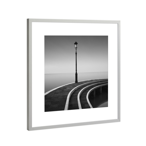 Poster mit Rahmen Silber "Guide Venezia" artboxONE - Städte,Reise,Schwarzweiß,Architektur,Städte / Venedig,Streetart