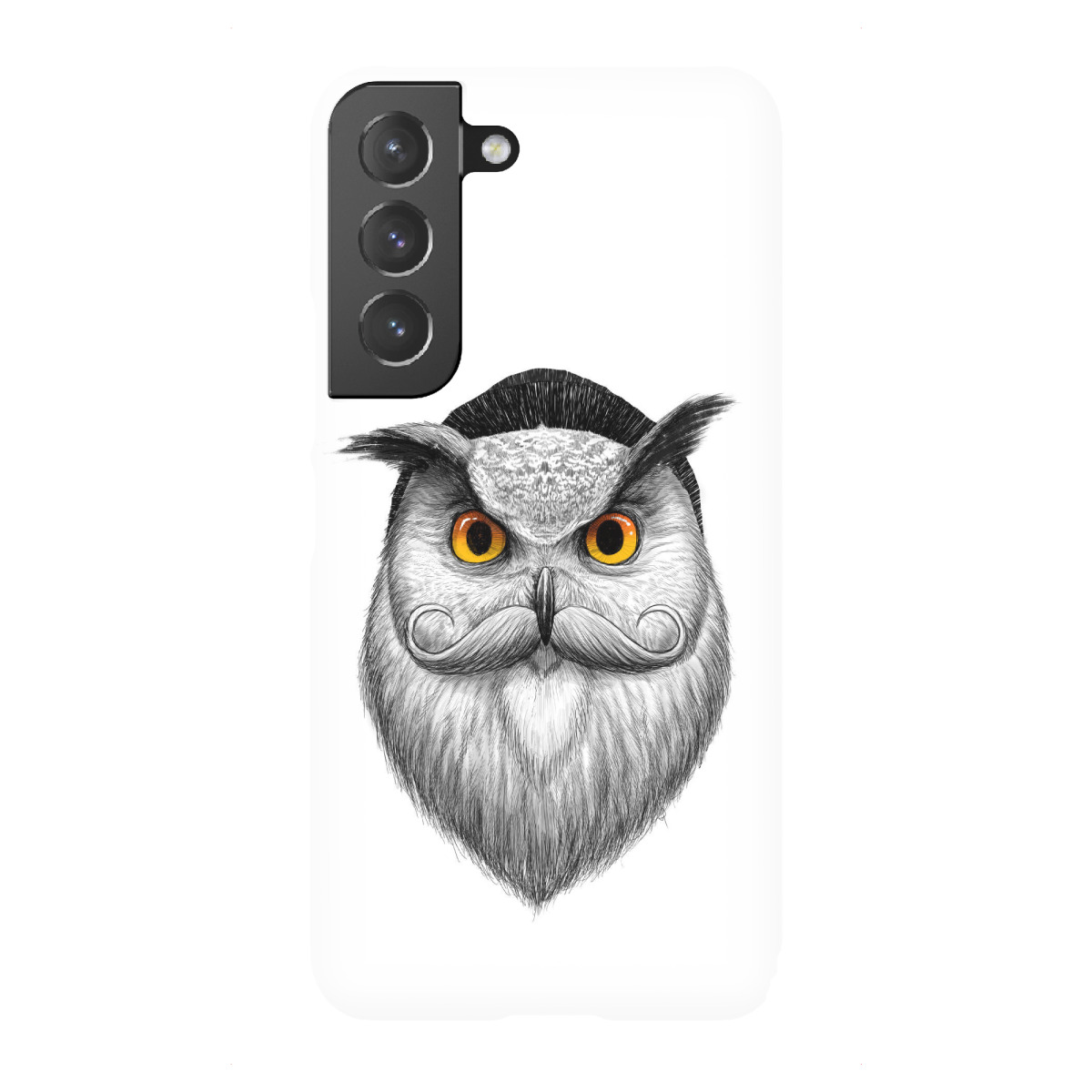 "Bearded owl"für Samsung Galaxy - Premium-Case Handyhülle artboxONE