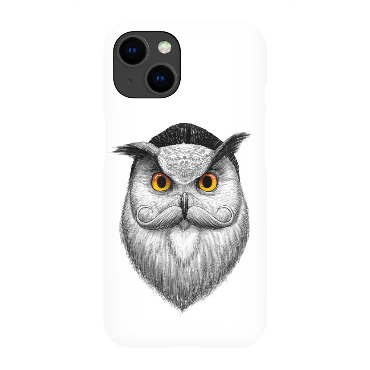iPhone "Bearded owl" Premium-Case Handyhülle artboxONE