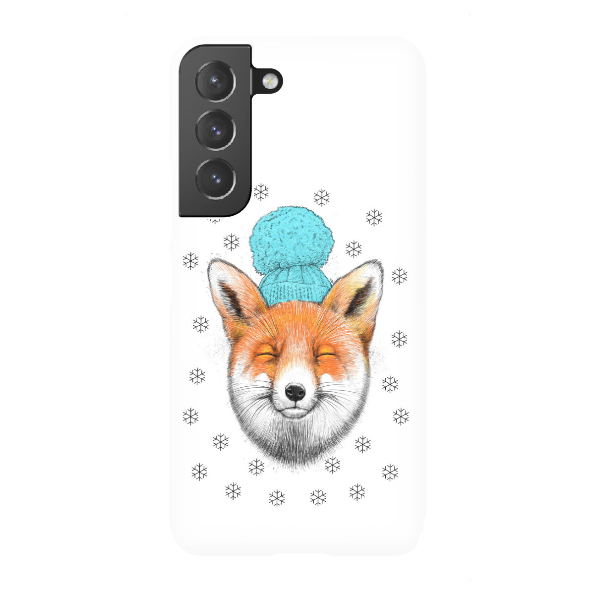 "Winter fox"für Samsung Galaxy - Premium-Case Handyhülle artboxONE