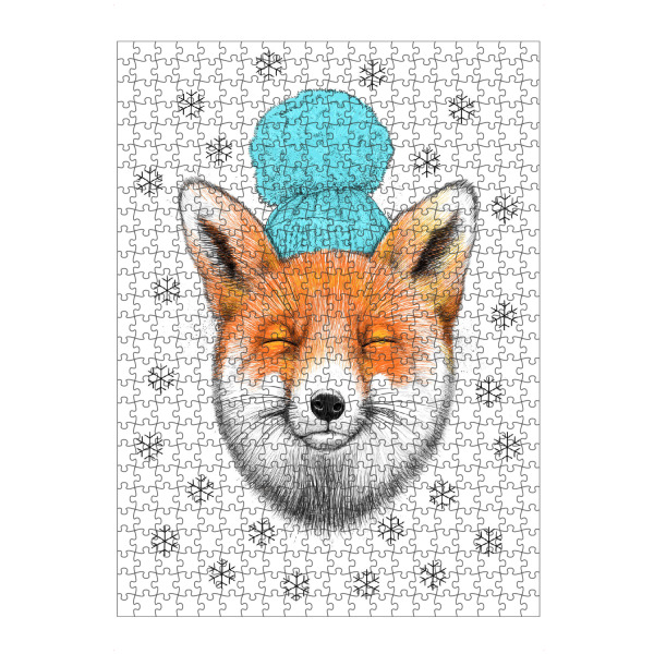 artboxONE Puzzle "Winter fox" artboxONE - Natur,Tiere,Fashion