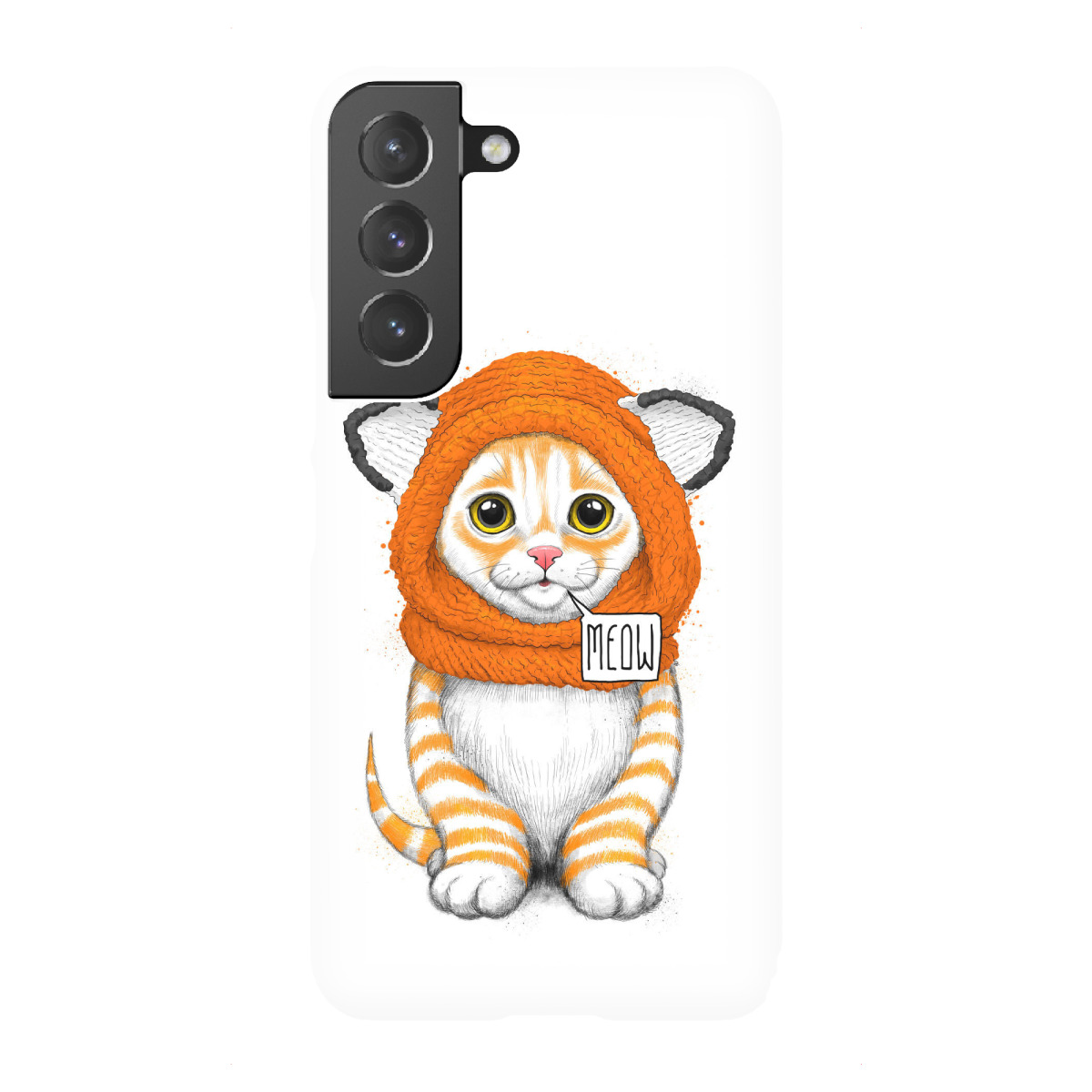 Samsung Galaxy "Winter kitten" Premium-Case Handyhülle artboxONE