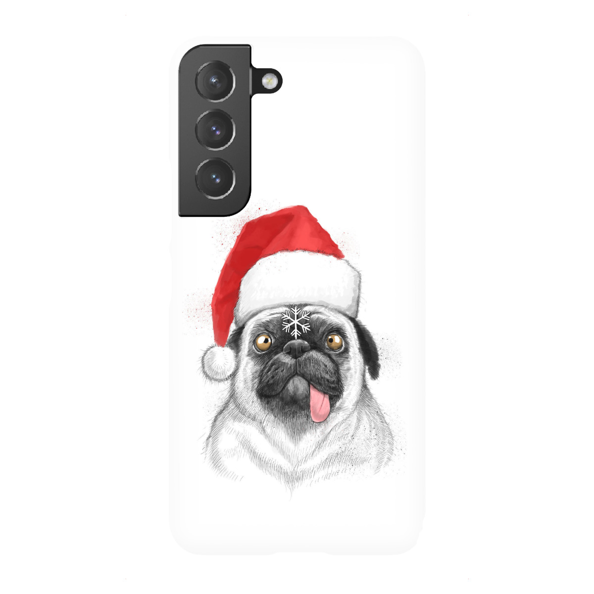 Samsung Galaxy "Сhristmas pug" Premium-Case Handyhülle artboxONE