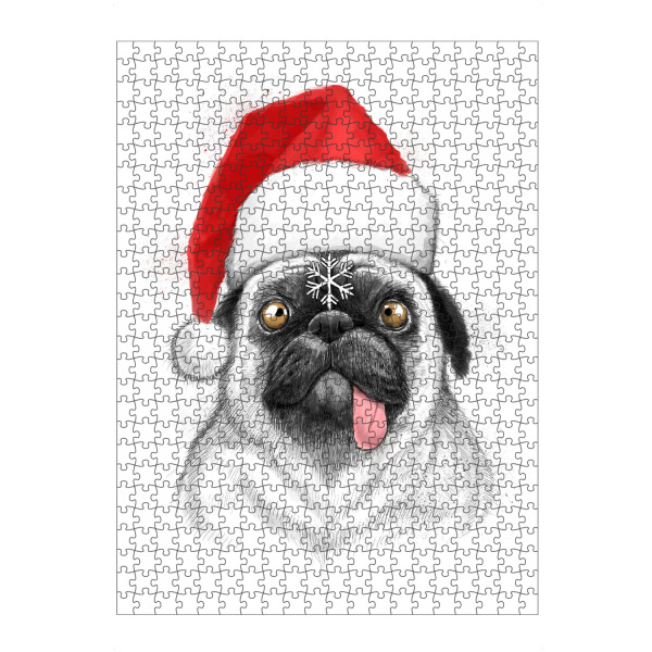 artboxONE Puzzle "Сhristmas pug" artboxONE - Natur,Tiere,Fashion