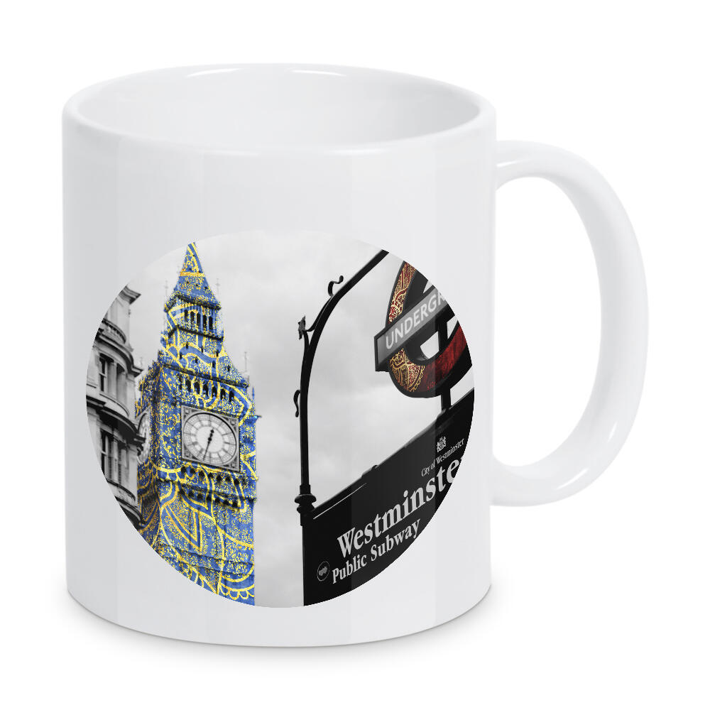Tasse "Flippiges Wahrzeichen - London" artboxONE - Städte / London,Abstrakt,Architektur