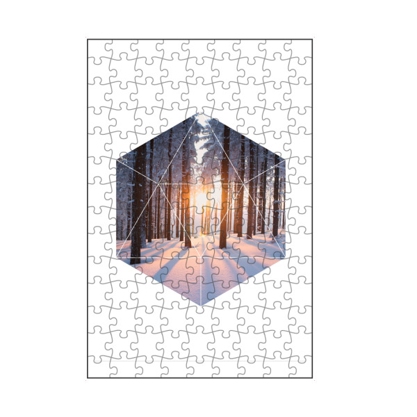 artboxONE Puzzle "Winter Landscape" artboxONE - Natur