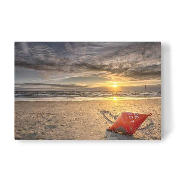 Leinwandbild "Badeverbot II" artboxONE - Natur,Reise / Strand und Meer