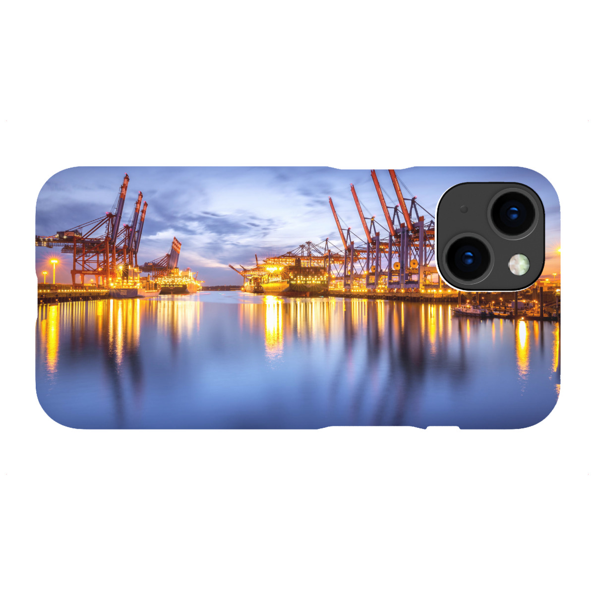 "Waltershofer Hafen IV"für iPhone - Premium-Case Handyhülle artboxONE