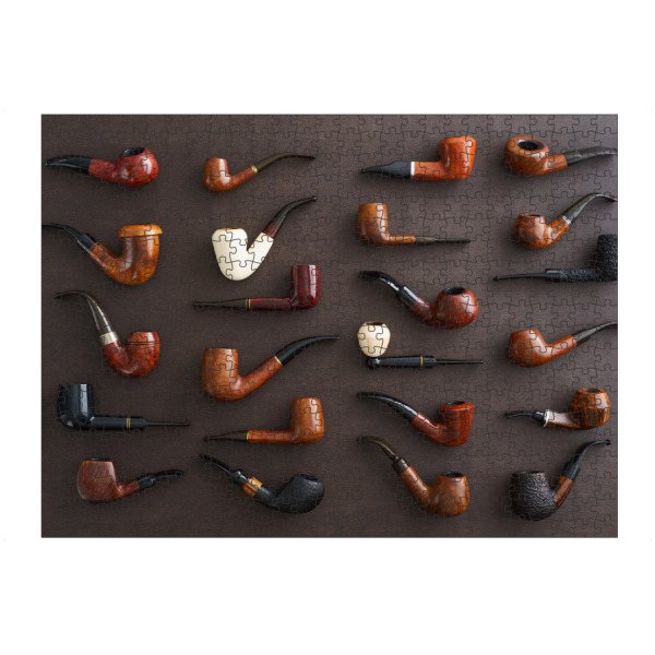 Puzzle Ravensburger "Collection of pipes" artboxONE - Abstrakt