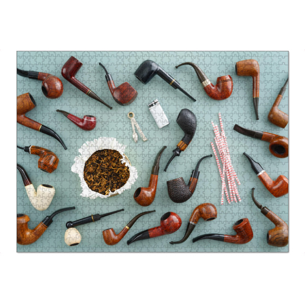 Puzzle Ravensburger "Collection of pipes 2" artboxONE - Abstrakt