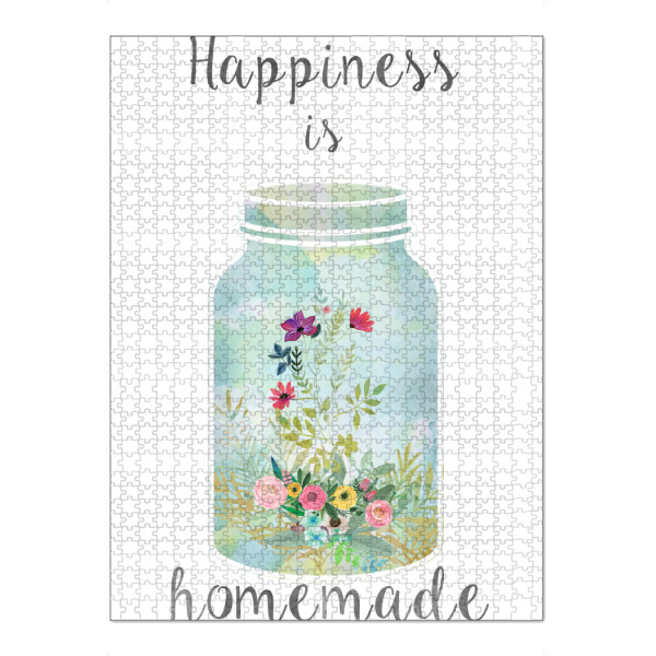 Puzzle Ravensburger "Happiness is homemade" artboxONE - Typografie,Natur,Essen & Trinken