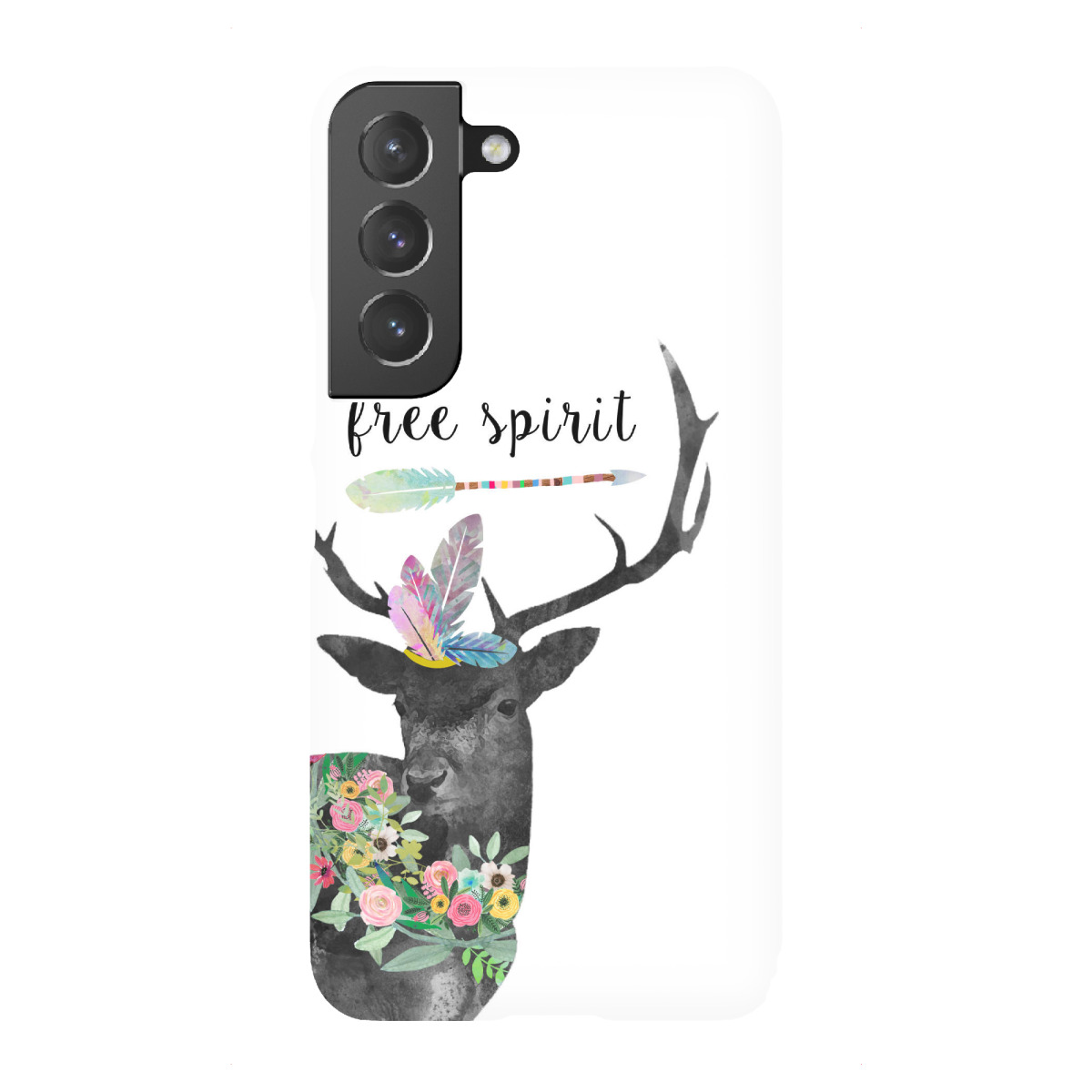 "Free Spirit Hirsch"für Samsung Galaxy - Premium-Case Handyhülle artboxONE