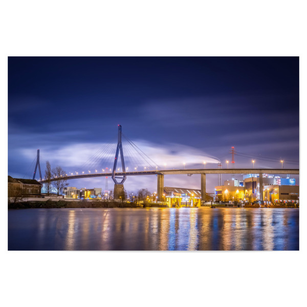Poster "Köhlbrandbrücke II" artboxONE - Städte,Städte / Hamburg,Architektur