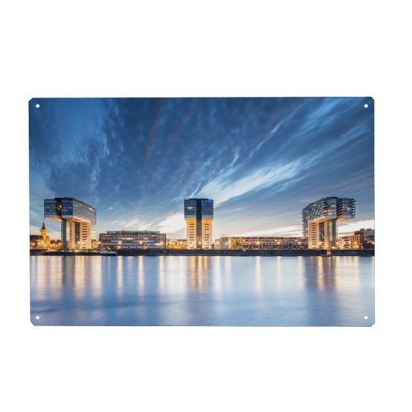 Holzbild "Kranhäuser Köln" artboxONE - Städte,Städte / Köln,Architektur