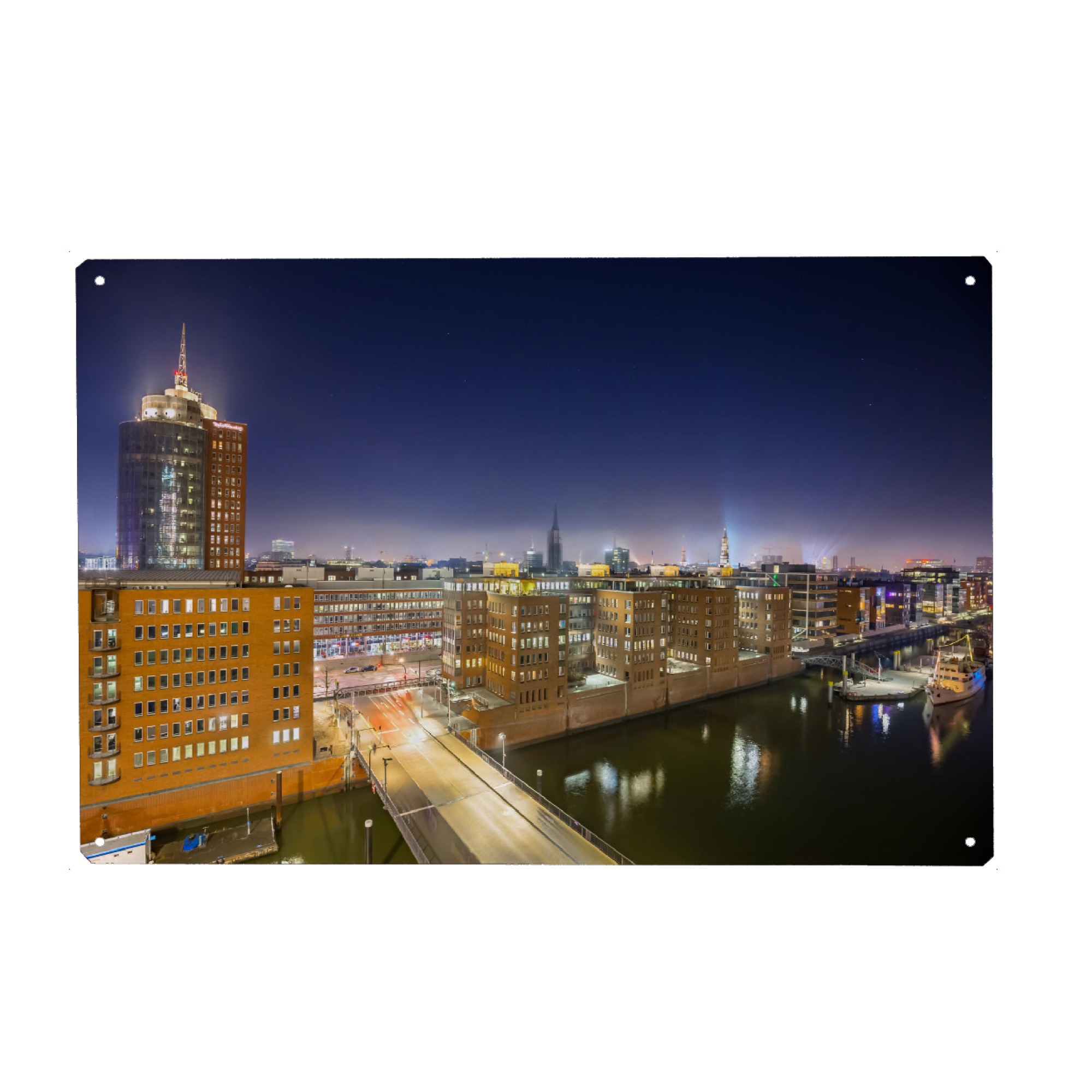 Holzbild "Hafencity IV" artboxONE - Städte,Städte / Hamburg,Architektur