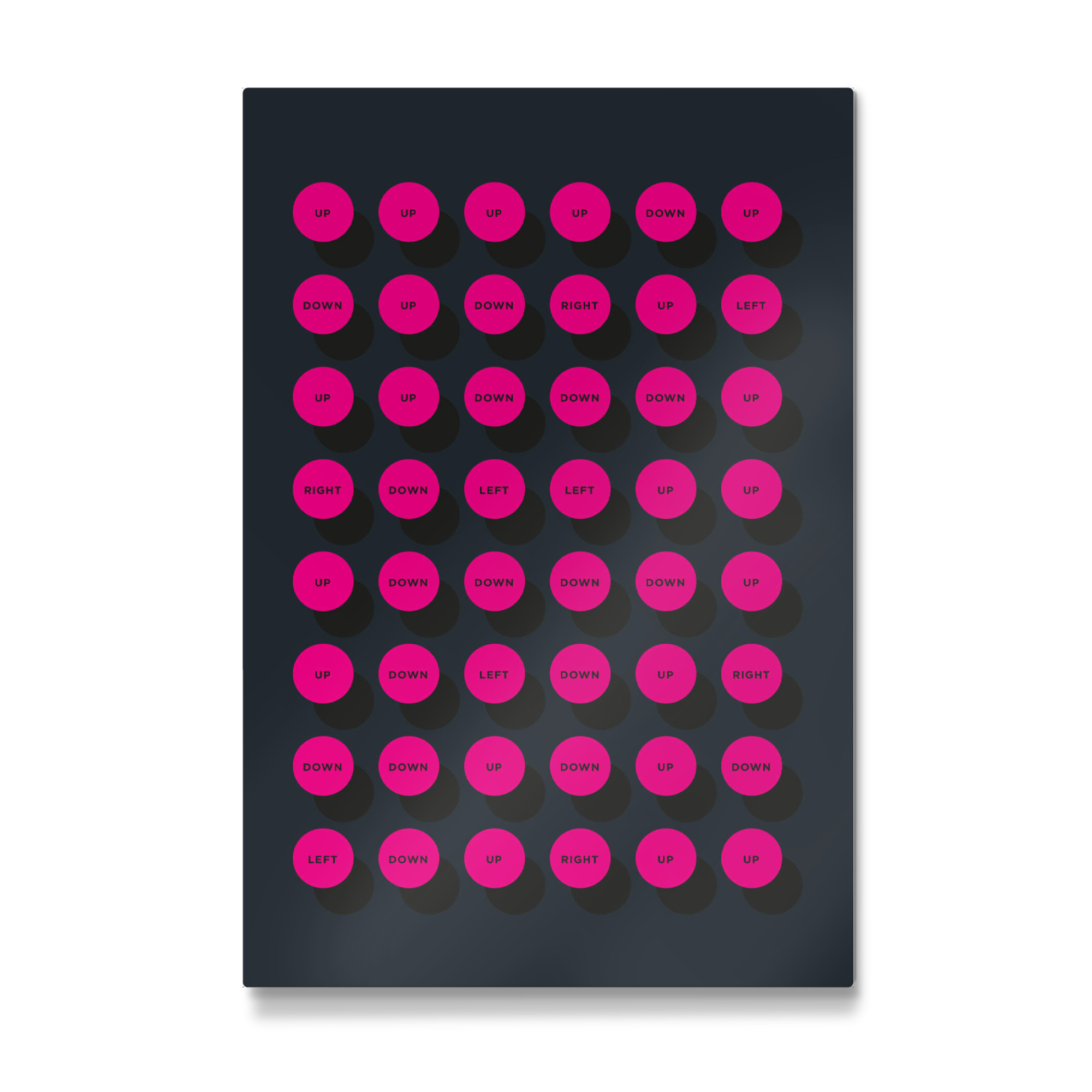 Galerie-Print "Up-Down-Left-Right" 30x20 cm artboxONE