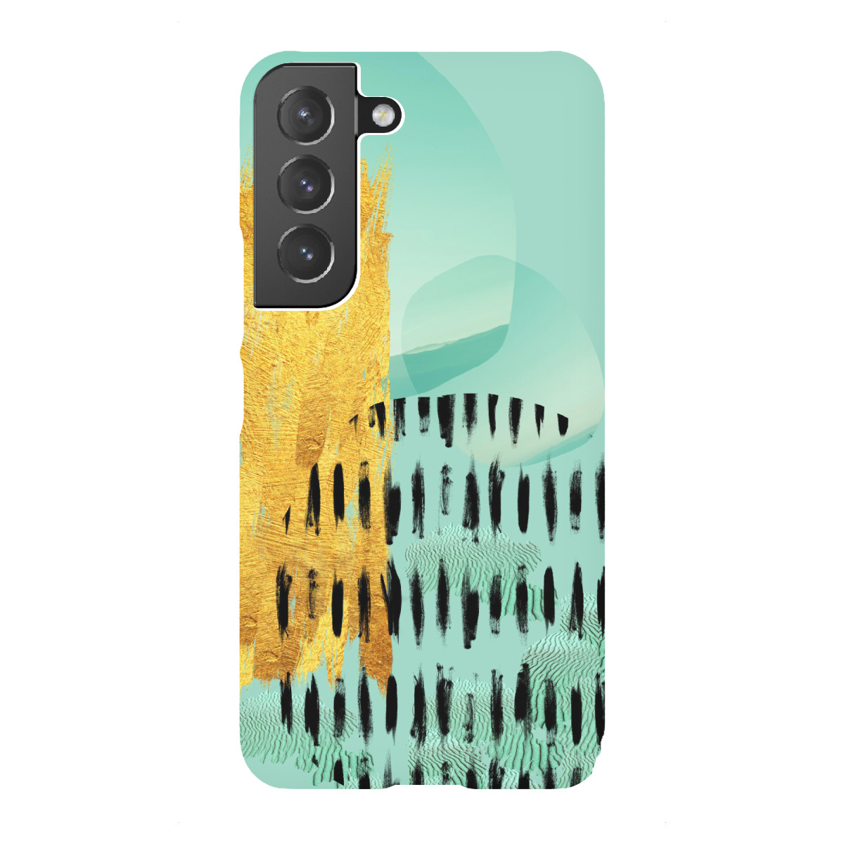 "Mint Abstract No. 2"für Samsung Galaxy - Premium-Case Handyhülle artboxONE