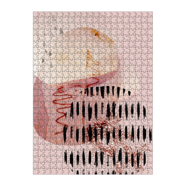artboxONE Puzzle "Abstract Scandi in Blush Pink" artboxONE - Abstrakt