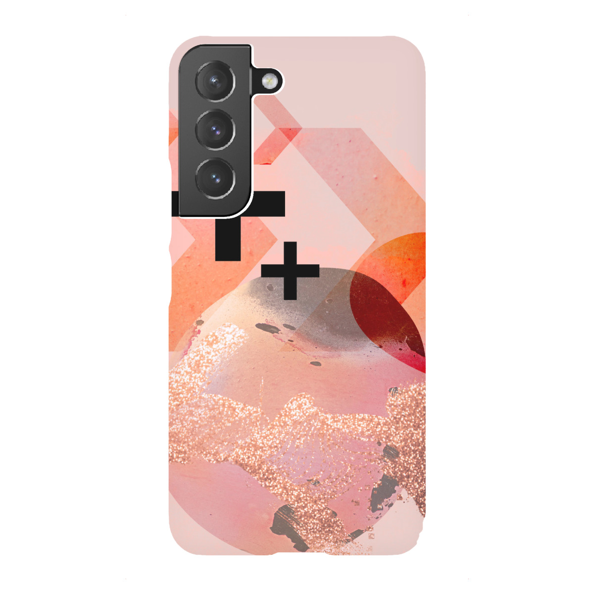 Samsung Galaxy "Blush Pink Abstract" Premium-Case Handyhülle artboxONE