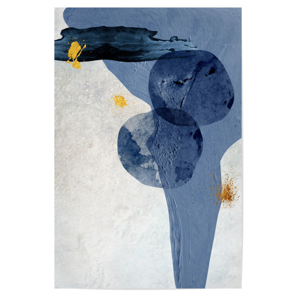 Poster "Blue Abstract" artboxONE - Abstrakt