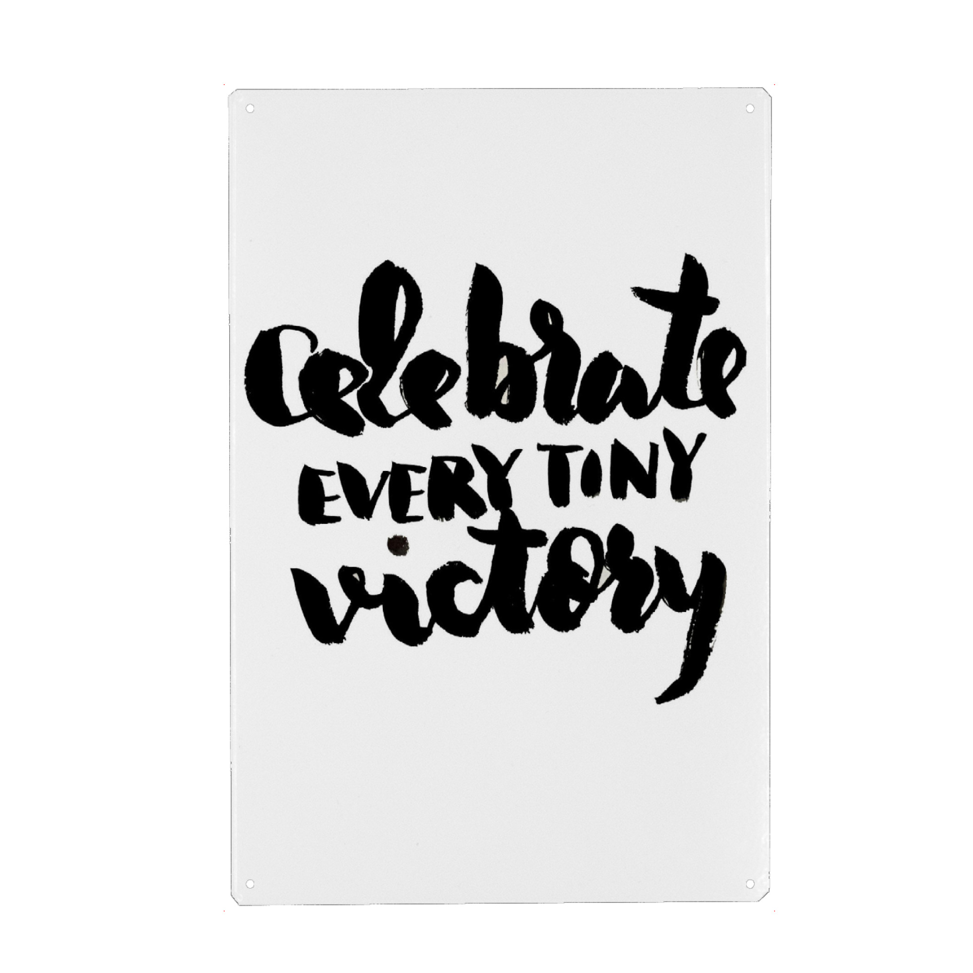 Holzbild "Tiny victory" artboxONE - Typografie