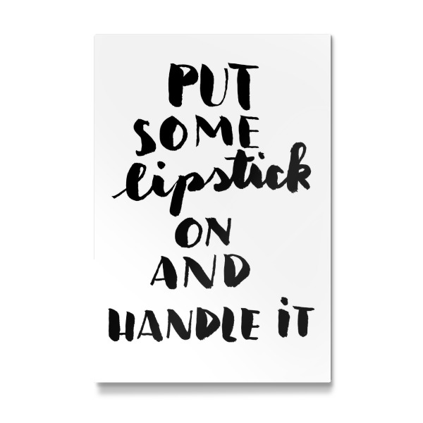 Galerie-Print "Put some lipstick on" 30x20 cm artboxONE