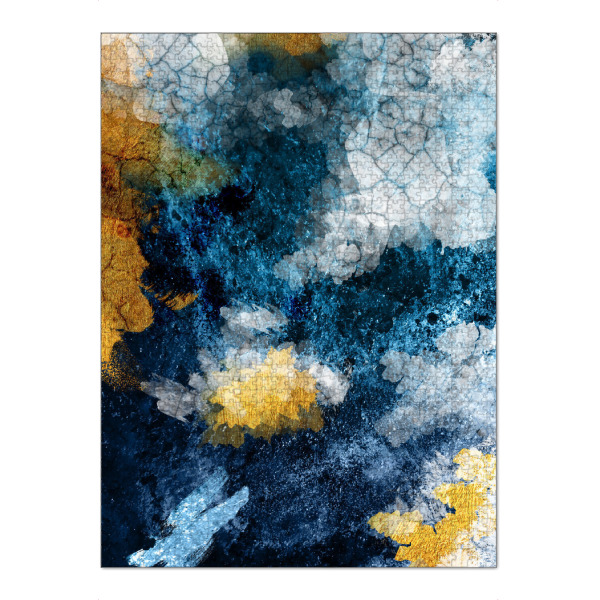 Puzzle Ravensburger "Navy and Gold Abstract" artboxONE - Abstrakt