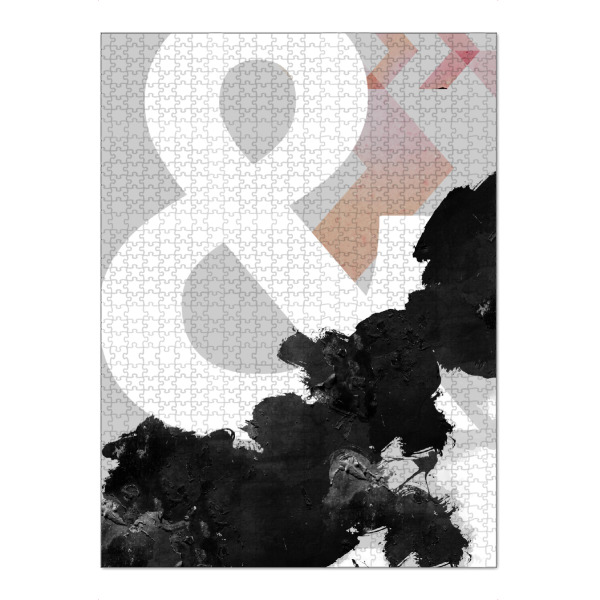Puzzle Ravensburger "Abstract Ampersand" artboxONE - Abstrakt,Schwarzweiß
