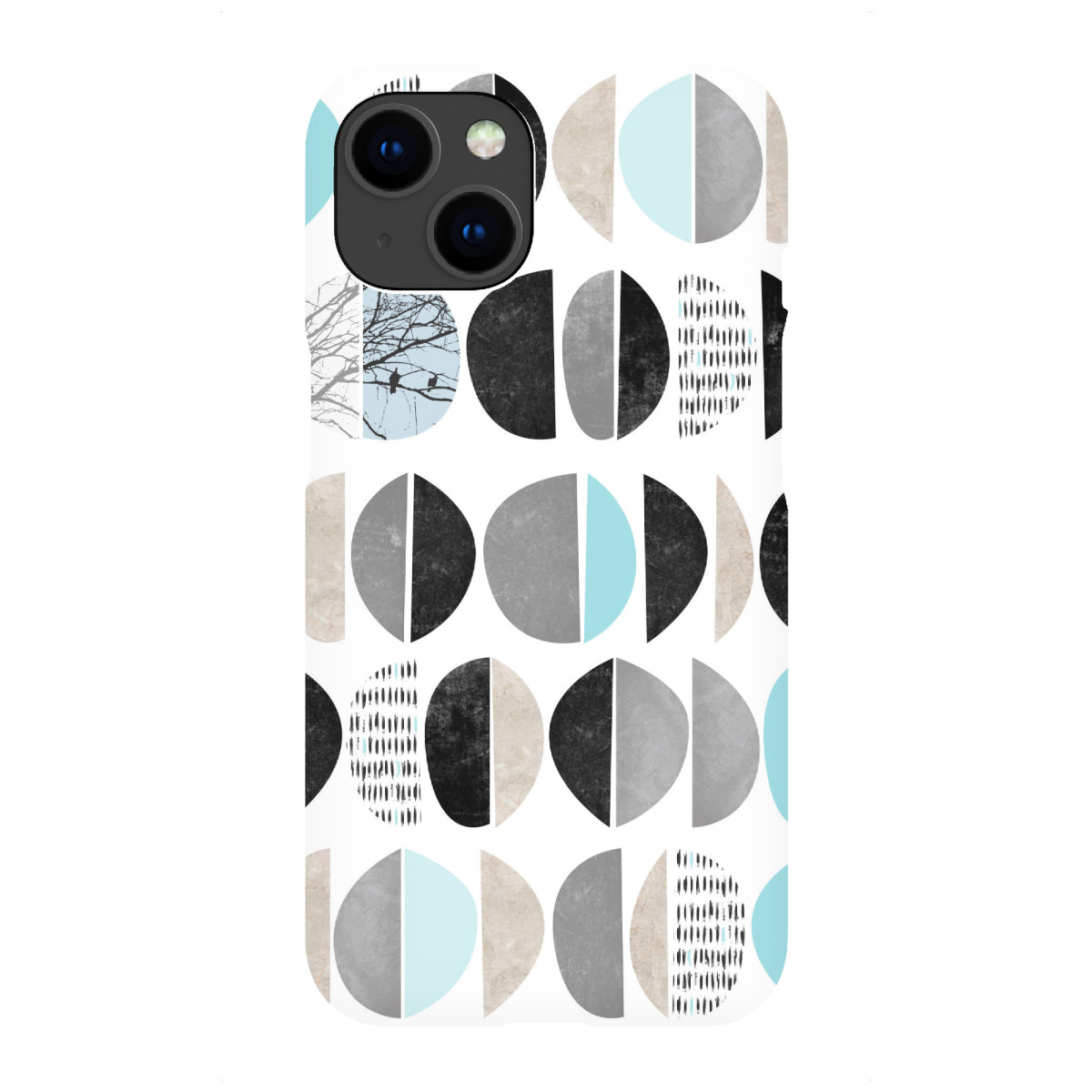 iPhone "Birds and Brushstrokes" Premium-Case Handyhülle artboxONE