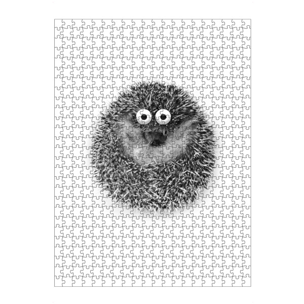 Puzzle Ravensburger "Funny Hedgehog" artboxONE - Für Kinder,Tiere - Igel,Lustig,Augen,Niedlich,Stacheln,Tier,Haustier,Fotografie - Bild Igel
