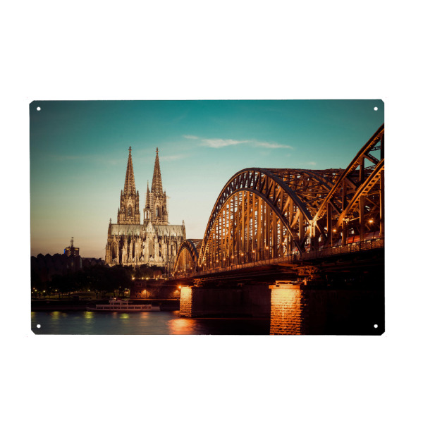 Metall Poster "KÖLNER DOM II" artboxONE - Städte,Städte / Köln,Architektur