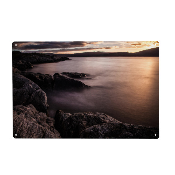 Holzbild "Ringvassøya I" artboxONE - Natur