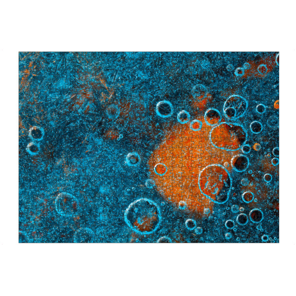 Puzzle Ravensburger "Eiskunst IV" artboxONE - Natur,Abstrakt