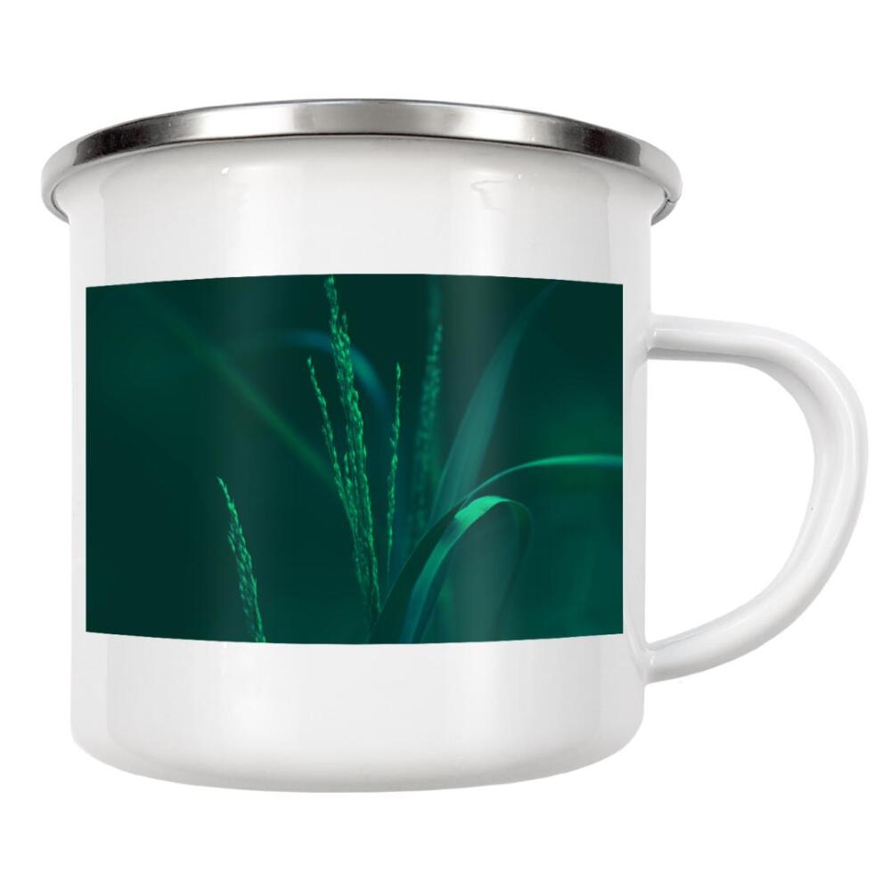 Emaille Tasse "Gräser im Wind" artboxONE - Natur