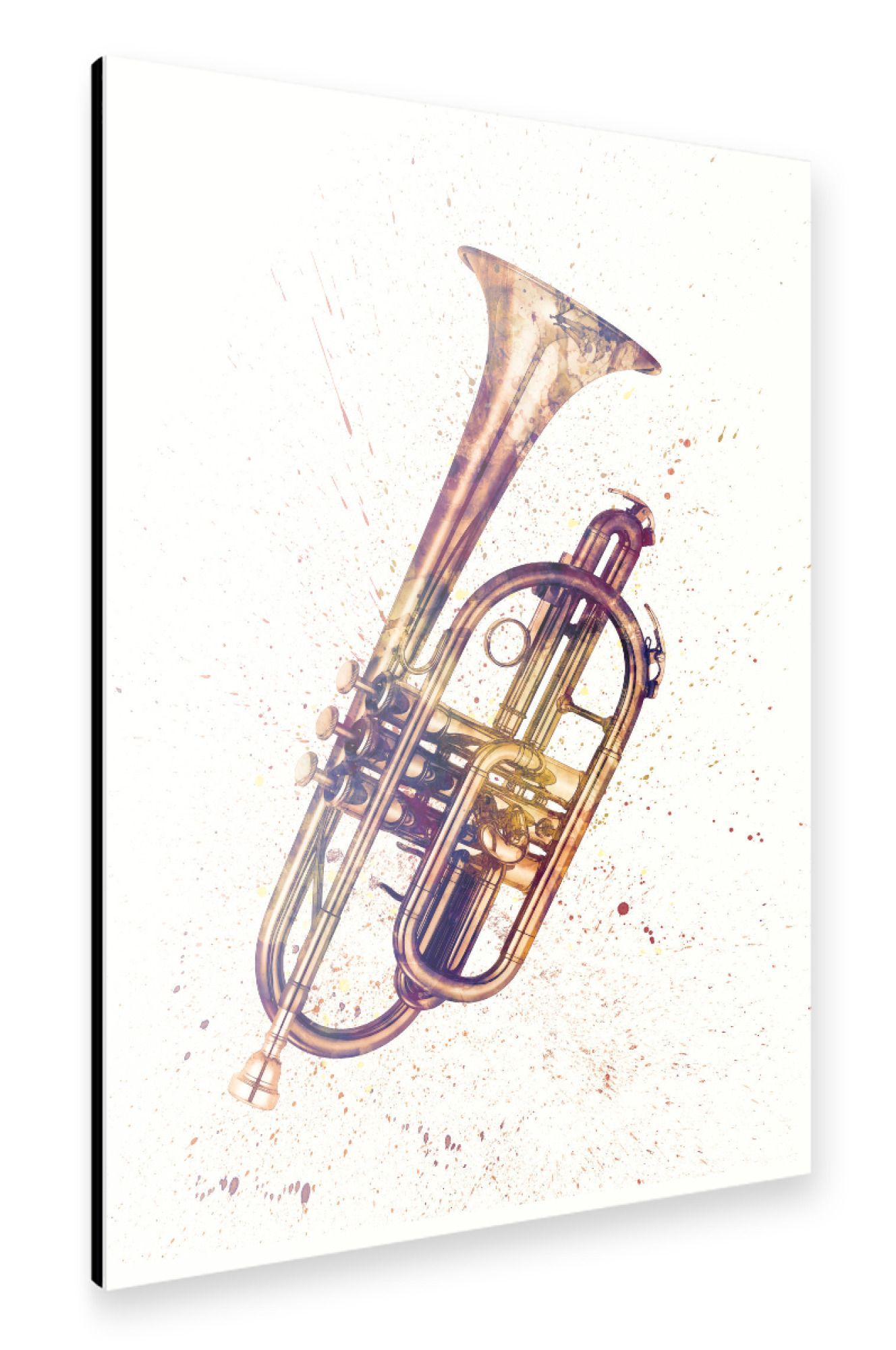 Alu-Dibond "Cornet Abstract Watercolor" 30x20 cm artboxONE