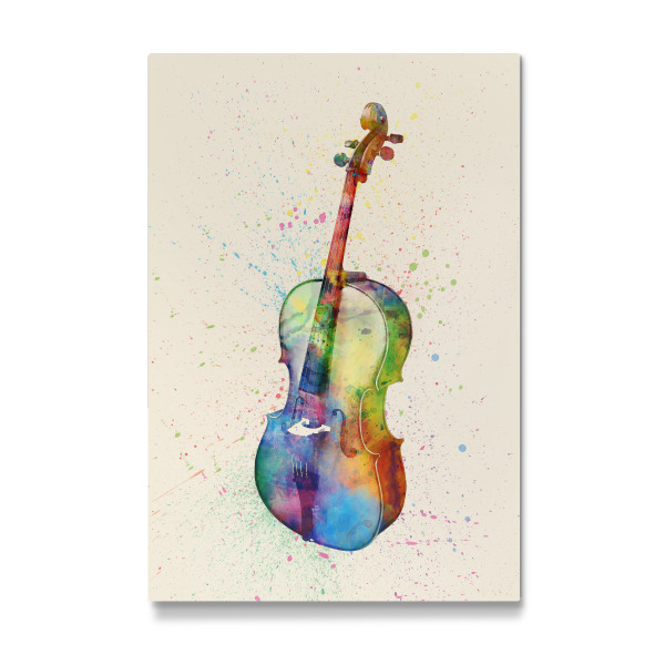 Galerie-Print "Cello Abstract Watercolor bunt" 30x20 cm artboxONE