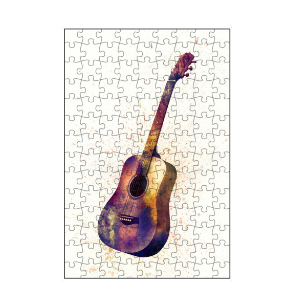 artboxONE Puzzle "Acoustic Guitar Abstract Watercolor" artboxONE - Musik,Festivals