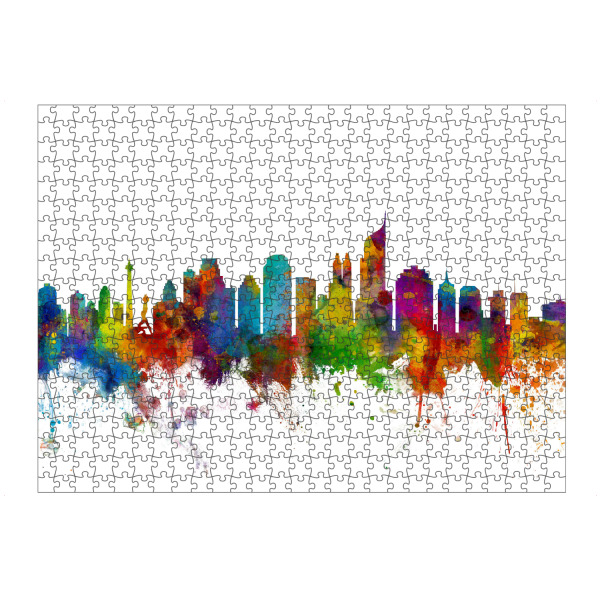 artboxONE Puzzle "Jakarta Skyline Indonesia" artboxONE - Städte,Reise,Reise / Asien