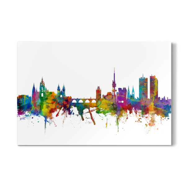 Galerie-Print "Prague (Praha) Czech Republic Skyline" 30x20 cm artboxONE