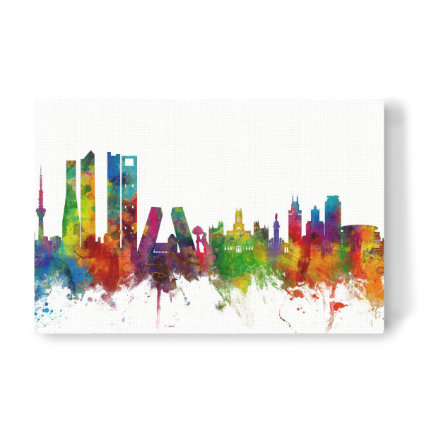 Leinwandbild "Madrid Spain Skyline" artboxONE - Städte,Reise