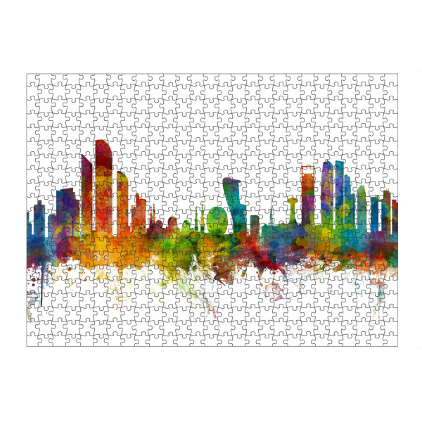artboxONE Puzzle "Abu Dhabi Skyline" artboxONE - Städte,Reise