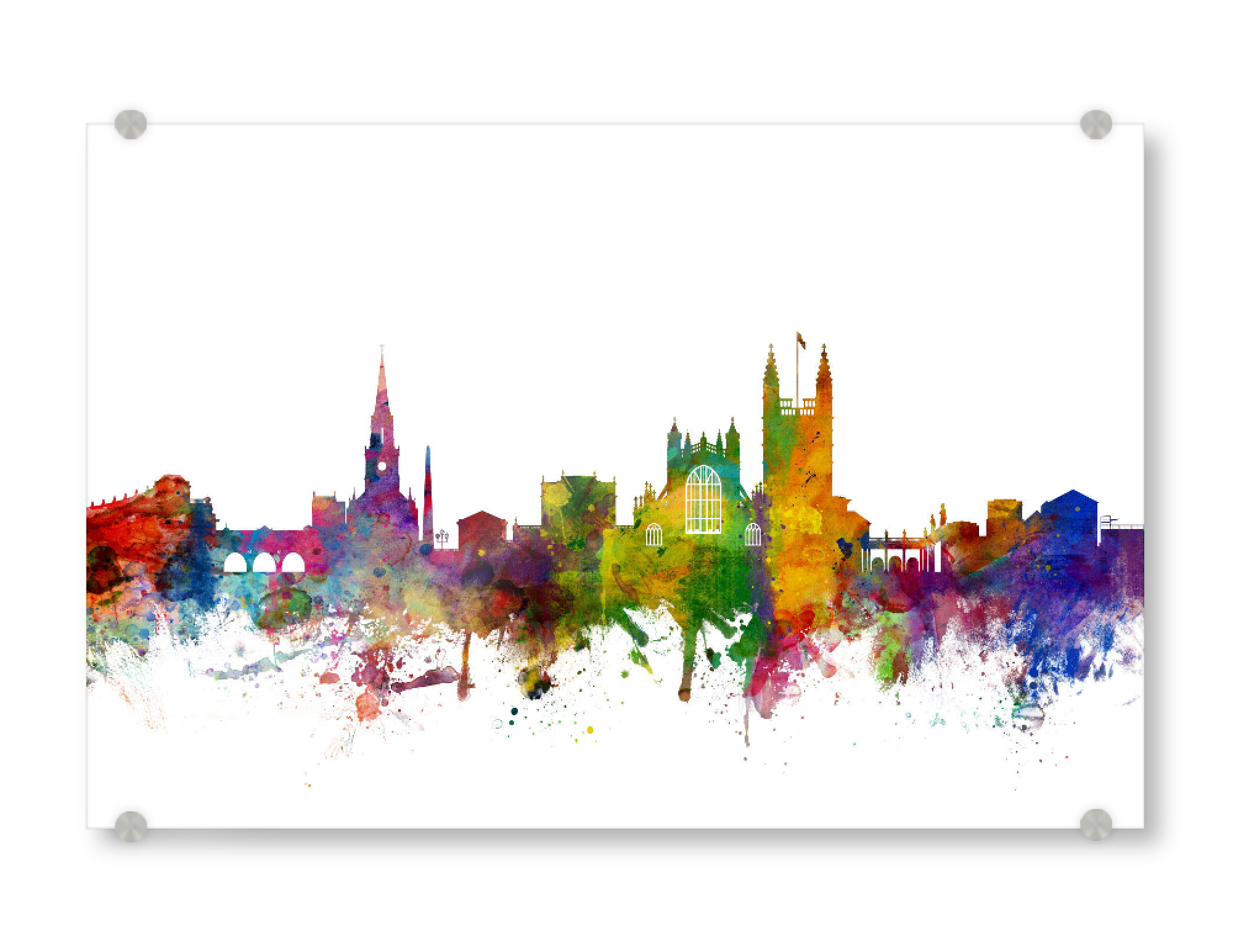 Acrylglasbild "Bath England Skyline Cityscape" artboxONE - Städte,Reise