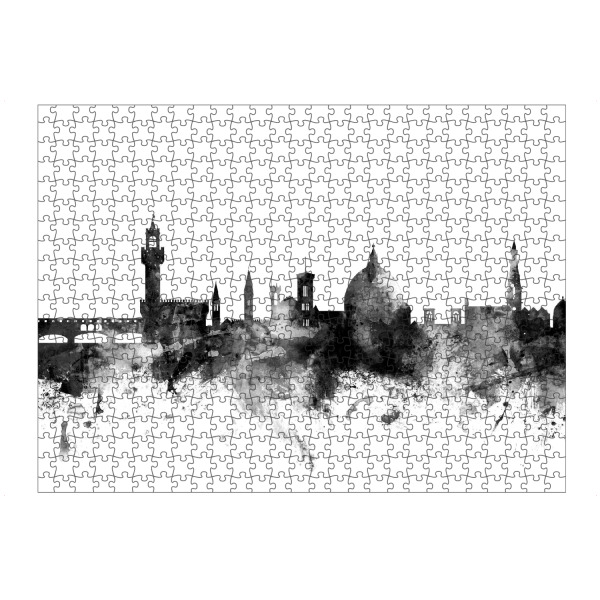 artboxONE Puzzle "Florence Italy Skyline" artboxONE - Städte,Reise,Schwarzweiß